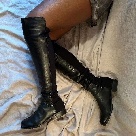 Stuart Weitzman sz 9 Iconic 5050 Classic sexy elegant strong must-have boots NIB - Picture 8 of 15
